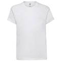 Blanc - Front - Fruit Of The Loom - T-shirt à manches courtes - Enfant unisexe