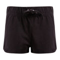 Noir - Front - Skinni Minni - Short de sport rétro - Unisexe