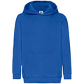 Bleu roi - Front - Fruit Of The Loom - Sweat à capuche - Enfant unisexe