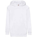 Blanc - Front - Fruit Of The Loom - Sweat à capuche - Enfant unisexe