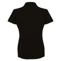 Noir - Back - Henbury - Polo uni - Femme