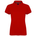 Rouge - Front - Henbury - Polo uni - Femme