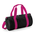 Noir-Fuchsia - Front - Bagbase - Mini sac polochon