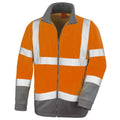 Orange - Front - Result Core - Veste de sécurité en micro polaire - Homme