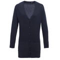 Bleu marine - Front - Premier - Cardigan col V - Femme