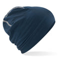 Bleu marine-Blanc - Front - Beechfield - Bonnet - Hommes