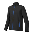 Noir - bleu - Back - Stormtech - Blouson en Softshell ORBITER - Homme