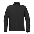 Noir - gris - Front - Stormtech - Blouson en Softshell ORBITER - Homme