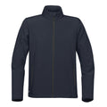 Bleu marine - gris - Front - Stormtech - Blouson en Softshell ORBITER - Homme