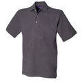 Gris foncé - Front - Henbury - Polo à manches courtes - Homme