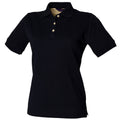 Bleu marine - Front - Henbury - Polo classique à rétention de forme - Femme