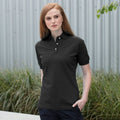 Noir - Back - Henbury - Polo classique à rétention de forme - Femme