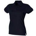 Bleu marine - Front - Henbury - Polo extensible - Femme