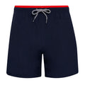 Bleu marine - rouge - Front - Asquith & Fox - Short de bain - Homme