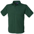 Vert bouteille - Front - Henbury - Polo à manches courtes - Homme