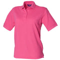 Fuchsia - Front - Henbury - Polo à rétention de forme - Femme