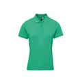 Vert - Front - Premier - Polo COOLCHECKER PLUS - Femme