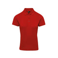 Rouge - Front - Premier - Polo COOLCHECKER PLUS - Femme