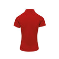 Rouge - Back - Premier - Polo COOLCHECKER PLUS - Femme