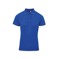 Bleu roi - Front - Premier - Polo COOLCHECKER PLUS - Femme