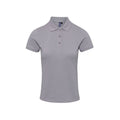 Argenté - Front - Premier - Polo COOLCHECKER PLUS - Femme