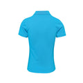 Turquoise - Back - Premier - Polo COOLCHECKER PLUS - Femme