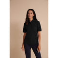 Noir - Front - Henbury - Polo à rétention de forme - Femme