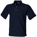 Bleu marine - Front - Henbury - Polo à manches courtes - Homme