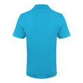 Turquoise - Back - Henbury - Polo à manches courtes - Homme