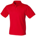 Rouge classique - Front - Henbury - Polo à manches courtes - Homme