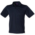 Bleu marine - Front - Henbury - Polo à manches courtes - Homme