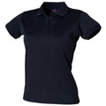 Bleu marine - Front - Henbury - Polo sport à forme ajustée - Femme