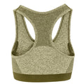 Vert olive - Back - TriDri - Brassière de sport - Femme