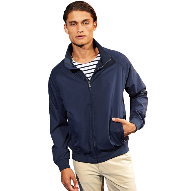 Blouson harrington bleu discount marine