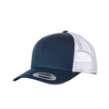 Bleu marine-Blanc - Front - Yupoong - Lot de 2 casquettes FLEXFIT - Adulte