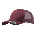 Bordeaux - Front - Yupoong - Lot de 2 casquettes FLEXFIT - Adulte