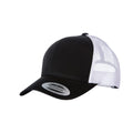 Noir-Blanc - Front - Yupoong - Lot de 2 casquettes FLEXFIT - Adulte