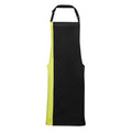 Noir-Vert citron - Front - Premier - Tablier en contraste (Lot de 2)