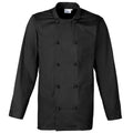 Noir - Front - Premier - Veste de chef à manches longues (Lot de 2)