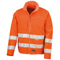 Orange fluo - Front - Result Core - Veste softshell haute visibilité - Homme (Lot de 2)