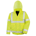 Jaune - Front - Result Core - Veste coupe vent et imperméable, haute visibilité (Lot de 2)