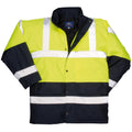 Jaune-Bleu marine - Front - Portwest - Veste haute visibilité imperméable - Unisexe (Lot de 2)