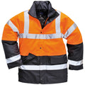 Orange-Bleu marine - Front - Portwest - Veste haute visibilité imperméable - Unisexe (Lot de 2)