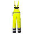 Jaune - Front - Portwest - Salopette haute visibilité - Adulte unisexe (Lot de 2)