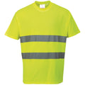 Jaune - Front - Portwest - T-shirt haute visibilité - Homme (Lot de 2)