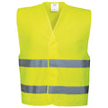 Jaune - Front - Portwest - Gilet de sécurité haute visibilité - Unisexe (Lot de 2)