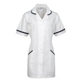 Blanc-Bleu marine - Front - Premier - Tunique médicale - Femme (Lot de 2)