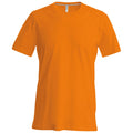 Orange - Front - T-shirt à manches courtes coupe cintrée Kariban pour homme