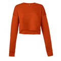 Rouge orangé - Front - Bella + Canvas - Haut polaire - Femme