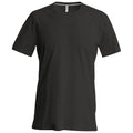 Noir - Front - T-shirt à manches courtes coupe cintrée Kariban pour homme